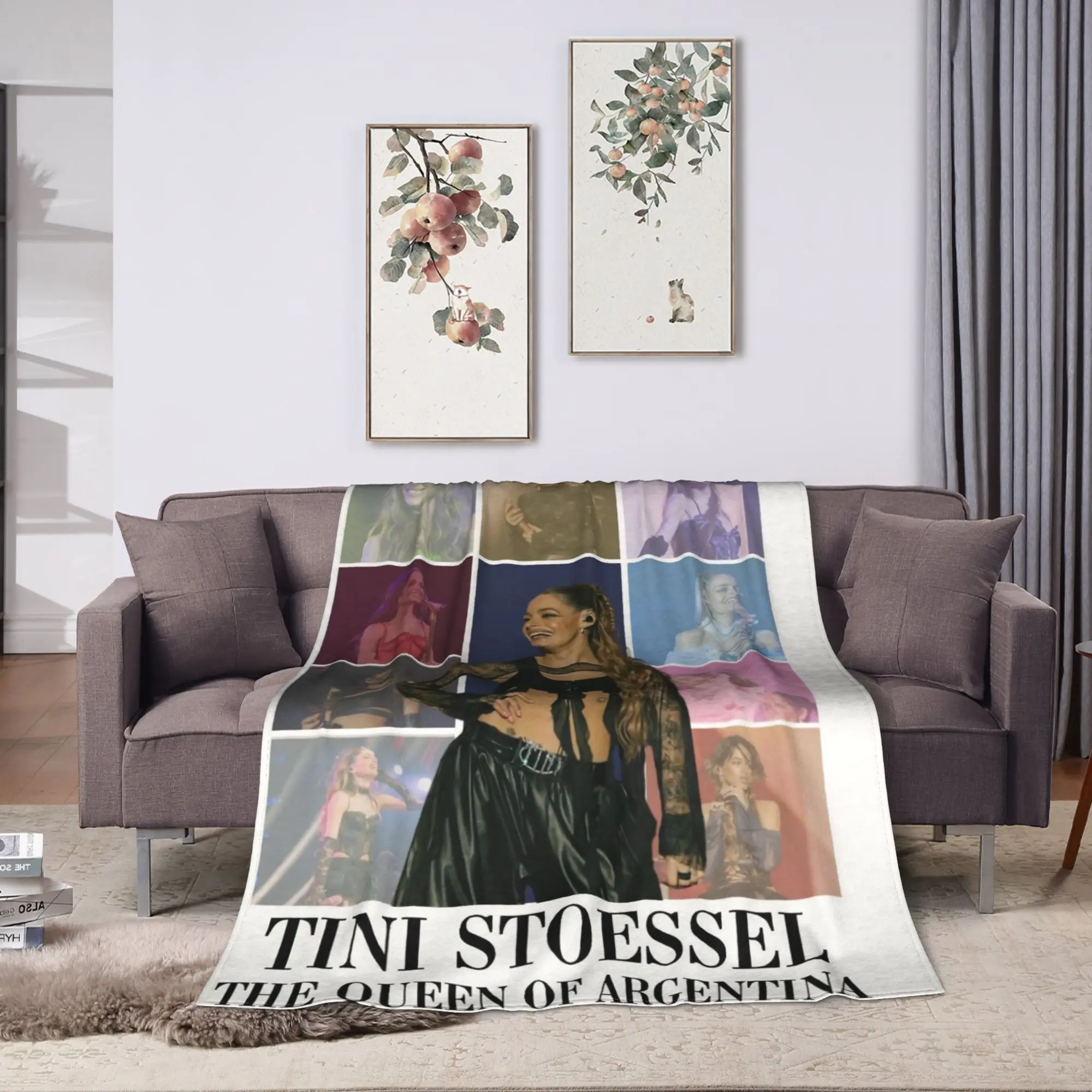 المغني تيني ستوسيل فوديرا ألبوم 2025 بطانية ناعمة دافئة مكتب أفخم رمي بطانية ديكور المنزل الفانيلا المفرش أريكة غطاء سرير #2