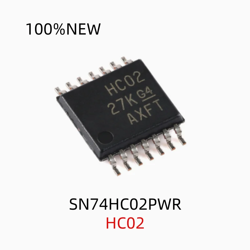 (20 Pieces) 100% New Sn74Hc02Pwr Hc02 Tssop-14 Four-Way 2-Input Positive Nand Gate Logic Chip Ic