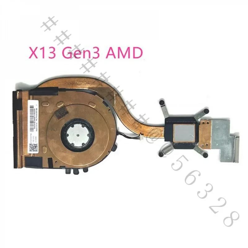 SCZ+New UMA CPU Cooling Heatsink Fan Assembly FRU 5H41B77288 For ThinkPad X13 Gen3 21CM 21BU Laptop Thermal Replacement Cooler
