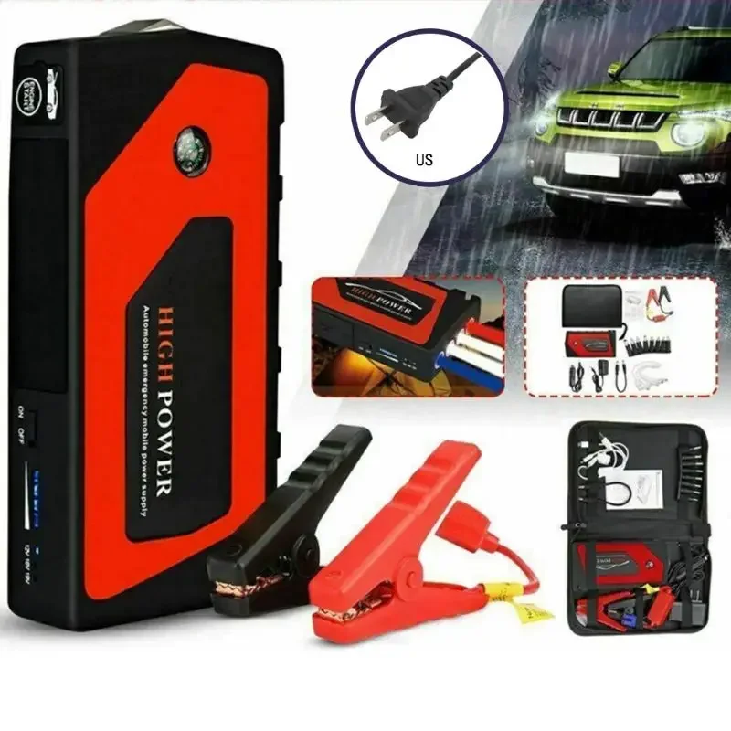 Portable Car Jump Starter Power Bank 69800mAh 12V Automobile Battery Charger Emergency Powerbank Articles For Cars Accsesories