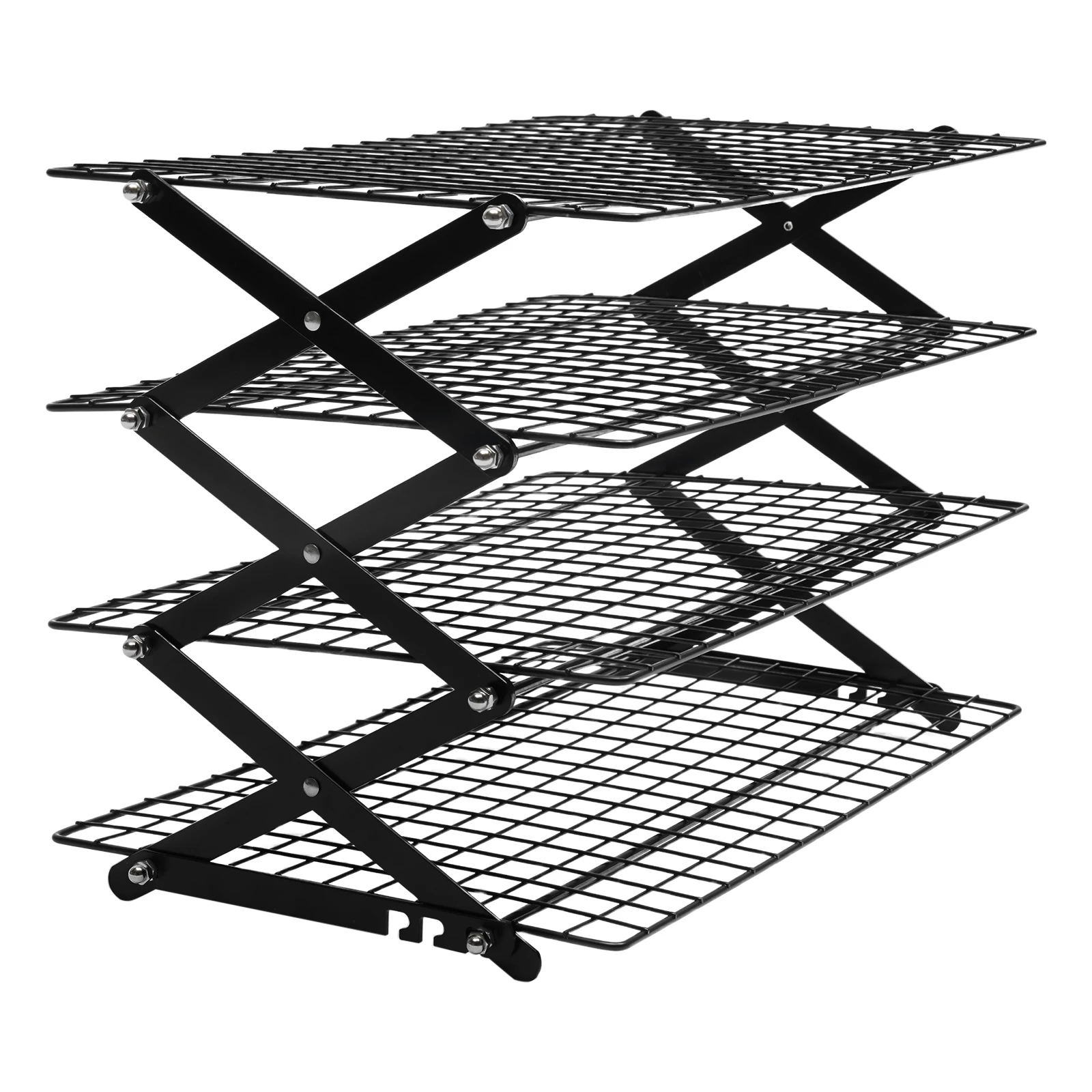 Kép 6: 4-tier Asztallap Hajtható Elhidegedés Arrak, grilling Szárítás Arrak, számára élelmiszeripari Elkészítés majd Elhelyez Amig kemping majd picnics