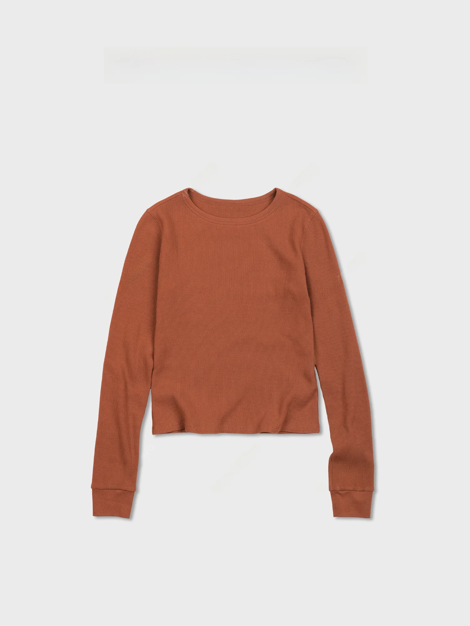 

Romi Studio Vintage Knitted Long Sve Boat Ne Cotton T-irt High Densi Long Fiber Retro Sle Women's Faion Top