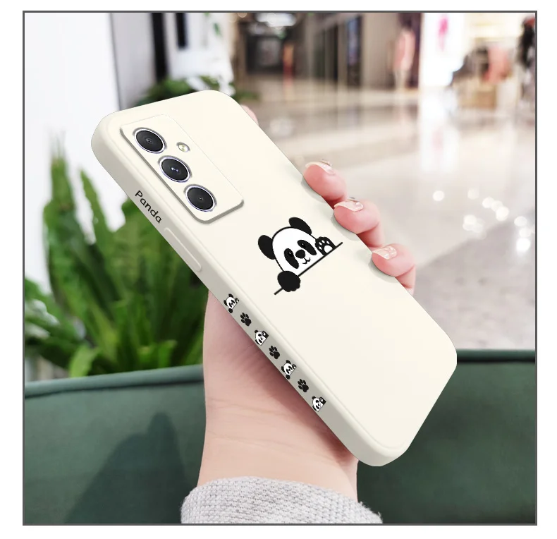 Panda süße Etikettenhülle für Samsung A17 A56 A16 A06 A54 A34 A24 A14 A15 A25 A35 A55 A04E A73 A53 A33 A23 A13 A72 A32 A22 A12 4G5G – Detail 9