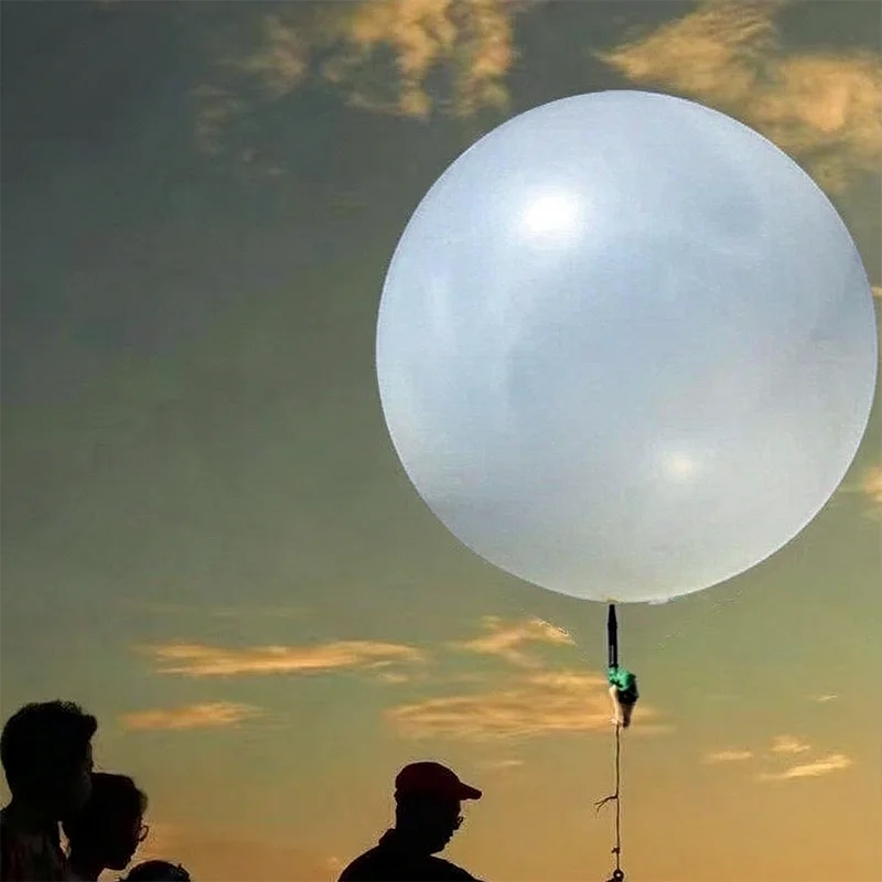 Multicolor 48/72/96/120 Inch Giant Latex Balloon Outdoor Launch Meteorological Round Balloon Wedding Party Birthday Decoration
