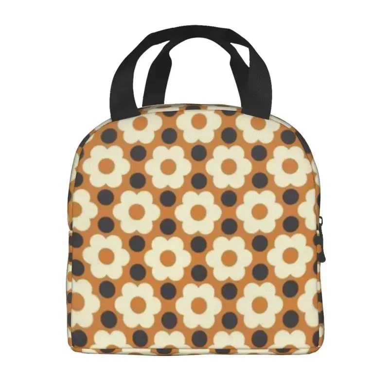 Orla Kiely Multi Stem Insulated Lunch Bag Women Resuable Retro Geometric Scandi Thermal Cooler Lunch Box Office Picnic Travel