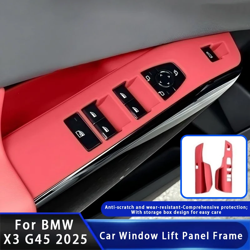 

Автомобильная оконная панель была модернизированная черной силиконовой защитой от царапин и натирания. Для BMW X3 G45 2120. Аксессуары.