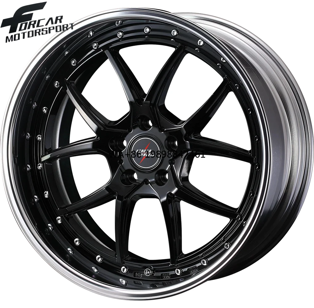 

Two-Pieces Customized Luxury Aluminum Rim T6061 Factory Rims Wheels for Personal Use