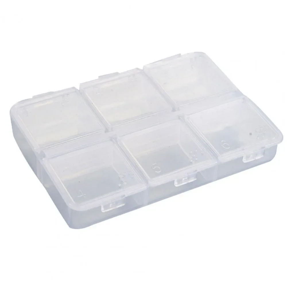 Pill Storage Box 6 Cells Medicine Box Weekly Tablet Holder Storage Organizer Container Case Pill Box Case for Travel