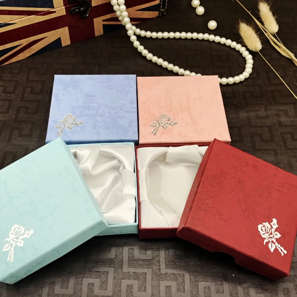 

6Pcs Jewelry Box Paper Storage Organizer Home Store Bracelet Bangle Chain Holder Gift Jewelry Box Bracelet Case