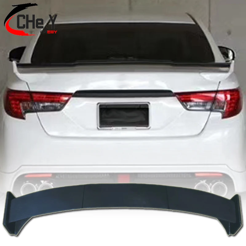 Mark X Reiz Glass Black Fiber Unpainted Primer Rear Wing Lip Spoiler For Toyota Mark X 2010 2011 2012 2013 2014 2015 2016