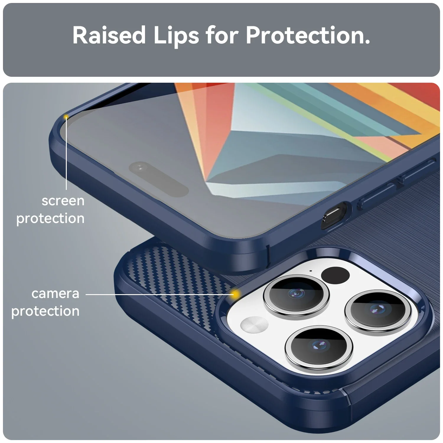 Armor Cover Case For Huawei P30 P40 Lite E P Smart Plus Z 2019 2021 Mate 30 20 Pro 10 P50 P20 P30Lite Carbon Fiber Silicone Case