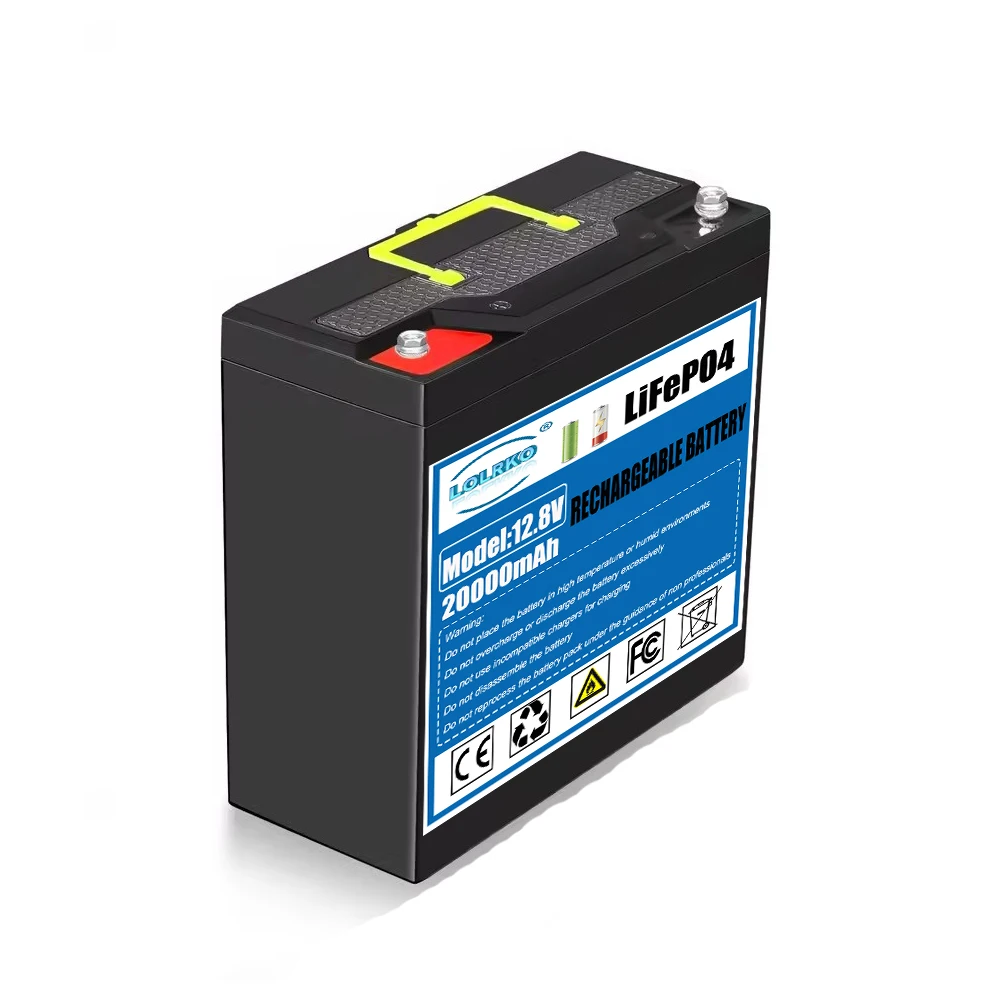 2026 new 12V 50Ah Lithium Iron Phosphate Battery Built-in 20A BMS Lightweight Electric Portable Power LiFePO4 Battery Packs