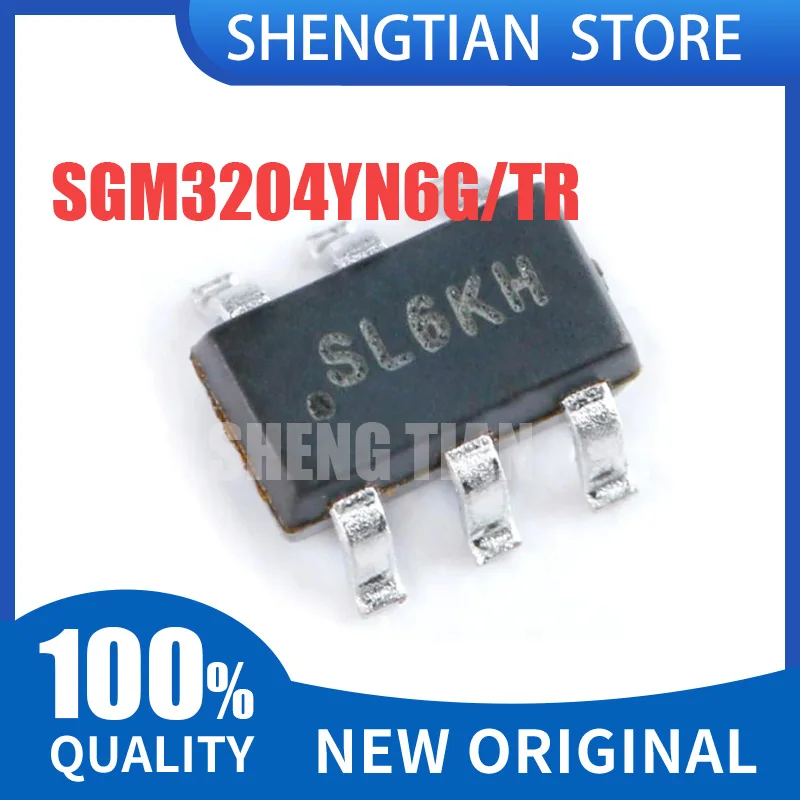 10PCS SGM3204 SGM3204YN6G/TR SOT-23-6 SL6KH SOT23 SL6 Charge Pump DC/DC Converter Chip IC Integrated Circuit In stock