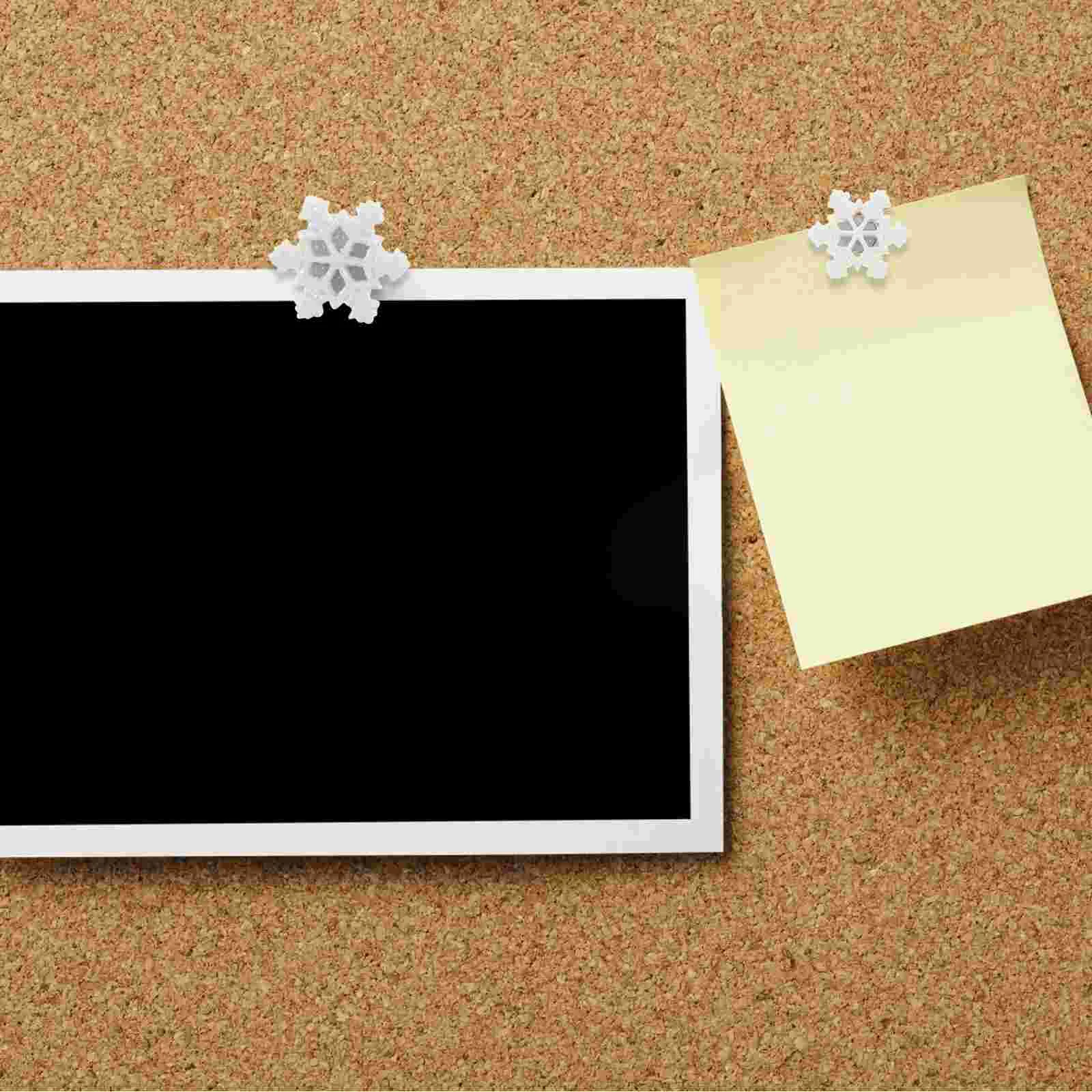 30 Pcs 크리스마스 포스터 장식 압정 엄지 압정지도 장식 압정 흰색 지우기 사무실