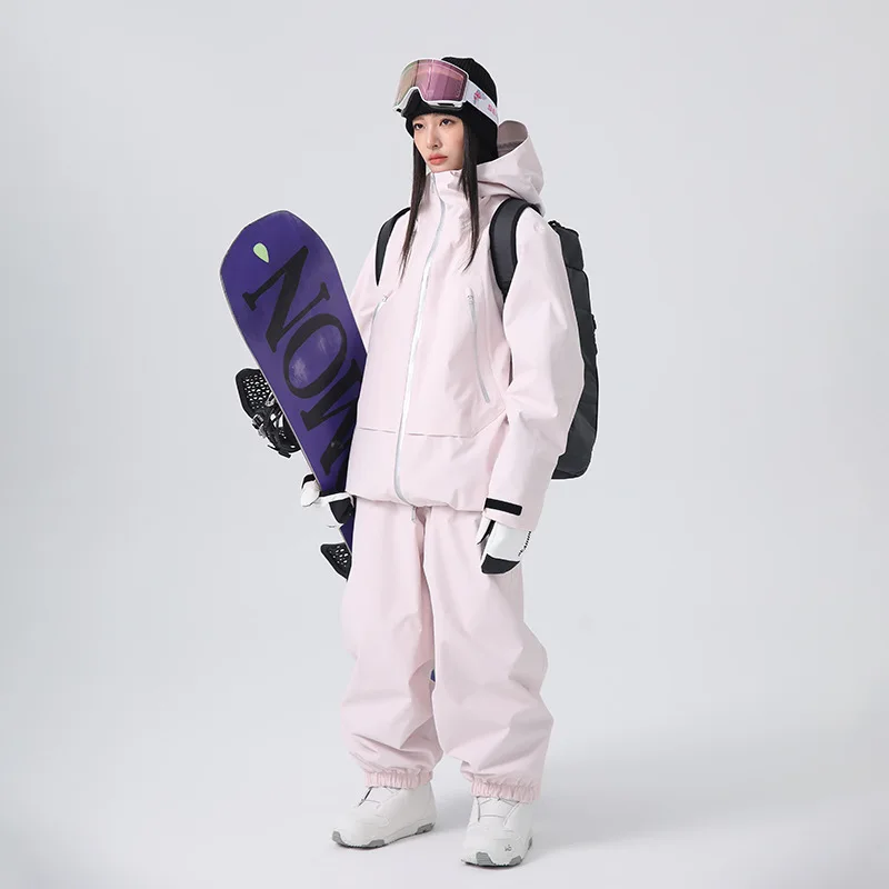 2026 Adult Winter New Ski Suits Baggy Windproof Men Warm Waterproof Breathable Women's Outdoor Wear Resistant Cold Proof