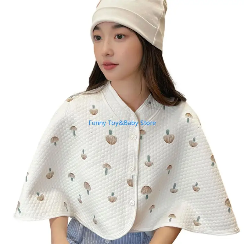 القطن الأمومة التمريض شال شتاء دافئ بعد الولادة الكتف التفاف نمط متعدد للخيار للأم المرضعة C90B