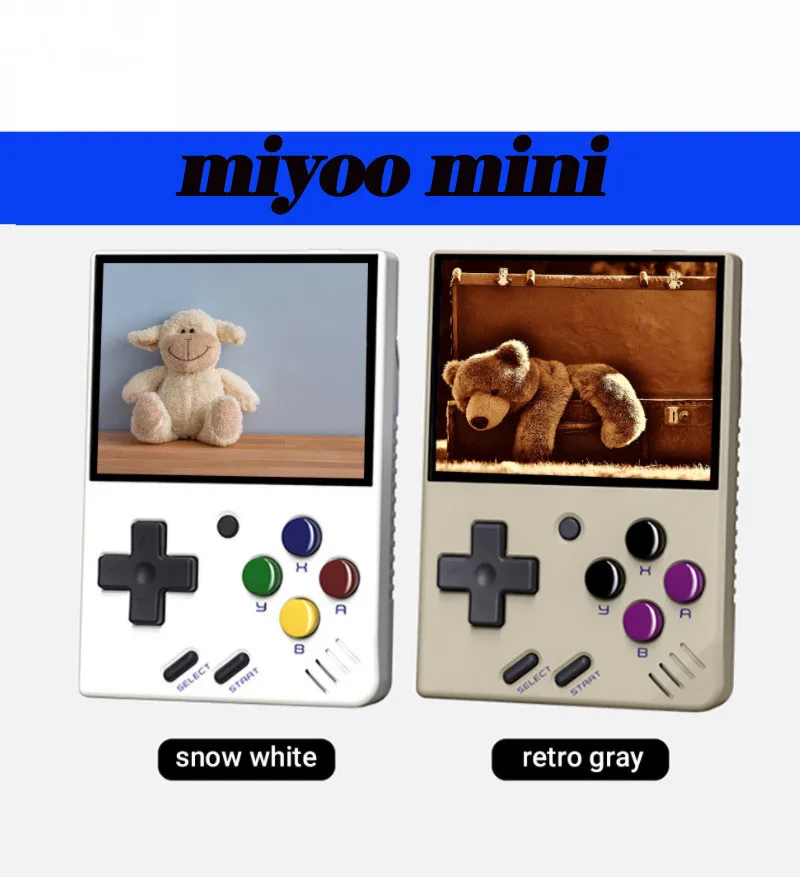 Original MIYOO+  3.5 console 128G Linux system video game console IPS screen retro game console portable handheld game console