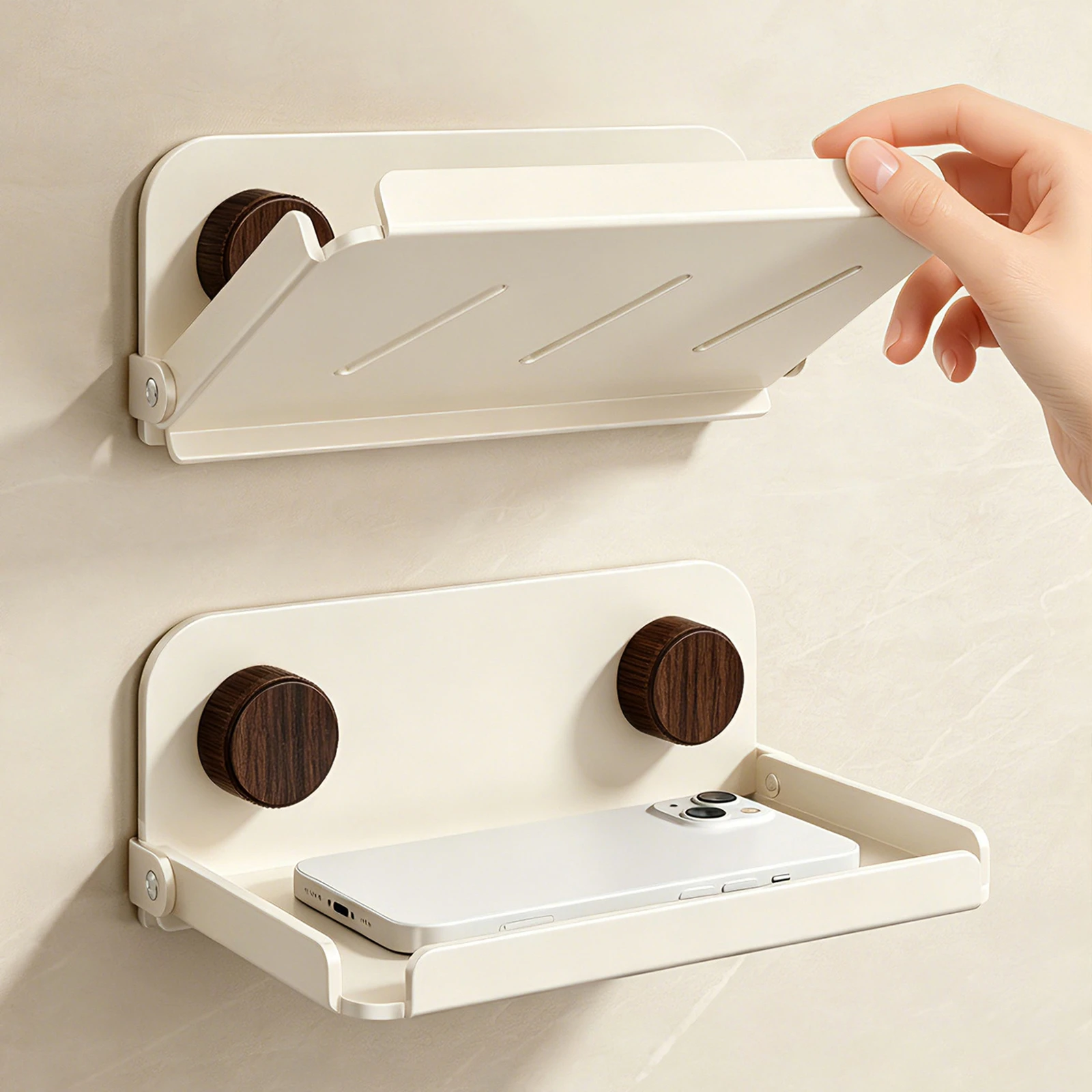 Washroom Storage Rack Adjustable Telescopic Slipper Holder Wall Mounted Suction Shelf for Shower Bathroom Organizer Durable