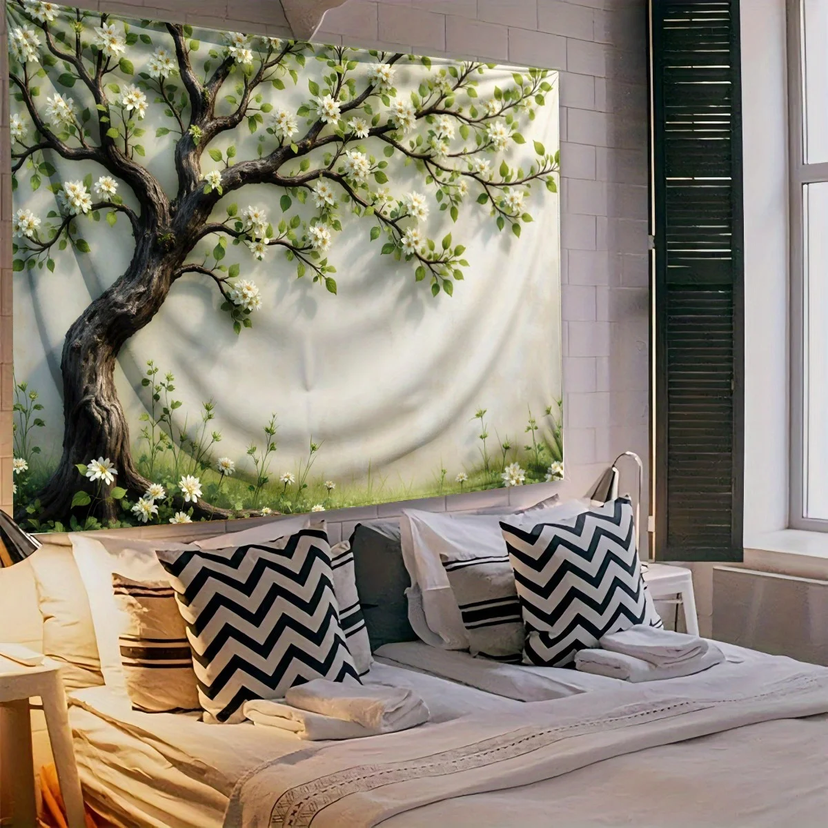 لوحة جدارية ثلاثية الأبعاد لشج - مراجعة Interior Design Zen Style وسعره