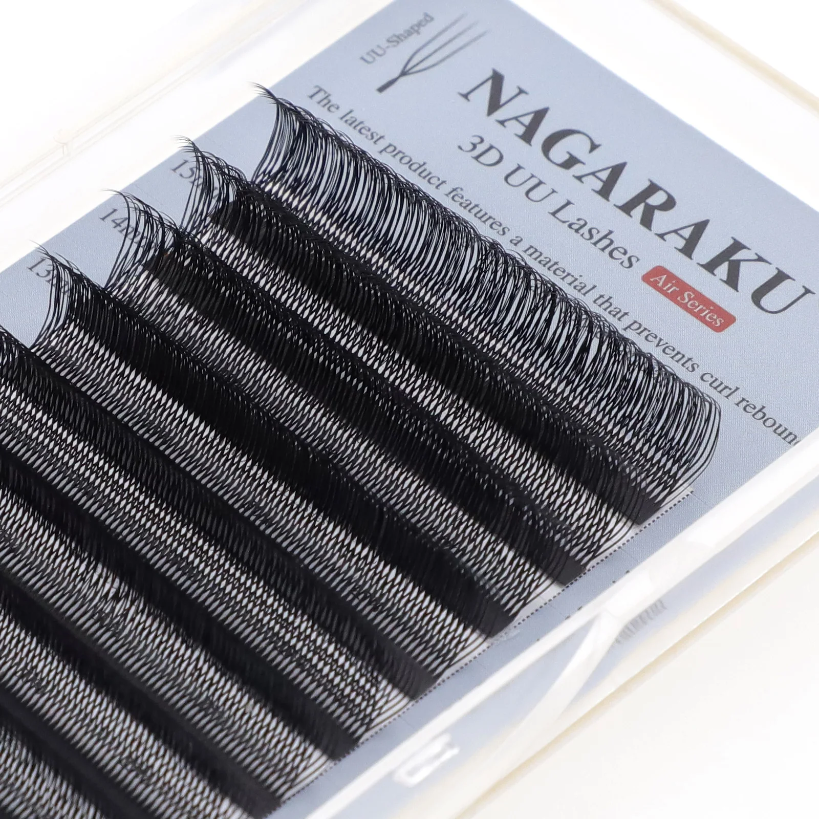 NAGARAKU Doppel-U-Form 3D UU Wimpernverlängerungen – Detail 10