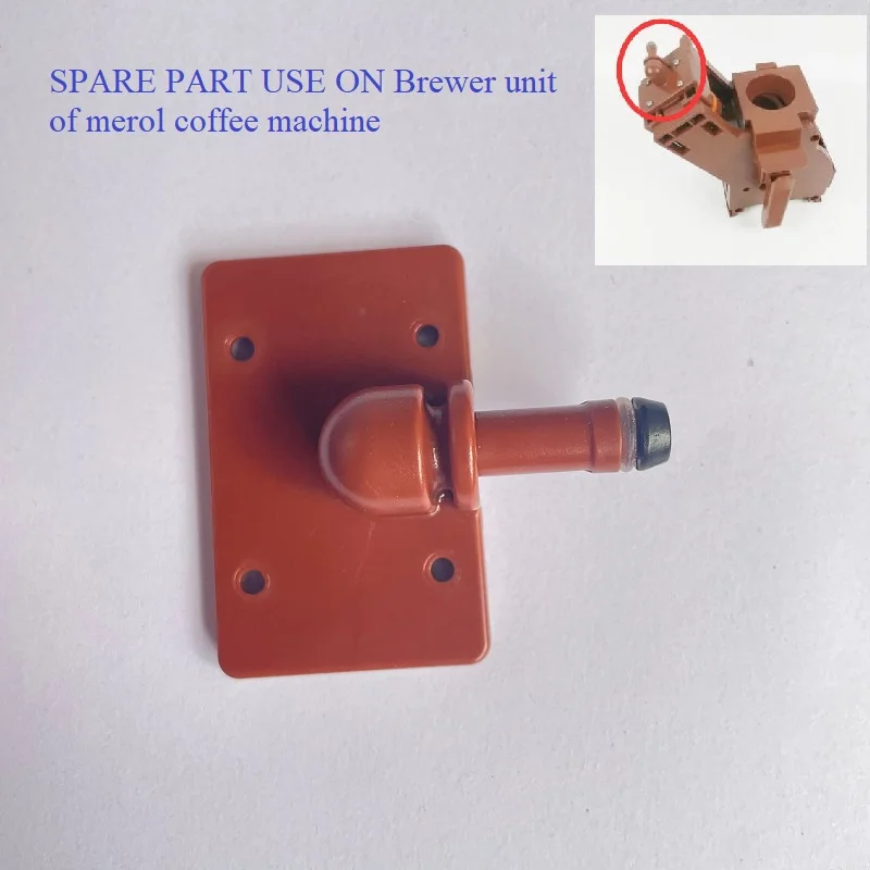 Conector de boquilla de pieza de repuesto para Brewer, Unidad de filtro de máquina de café merol, cabezal de cafetera automática, 1 unidad