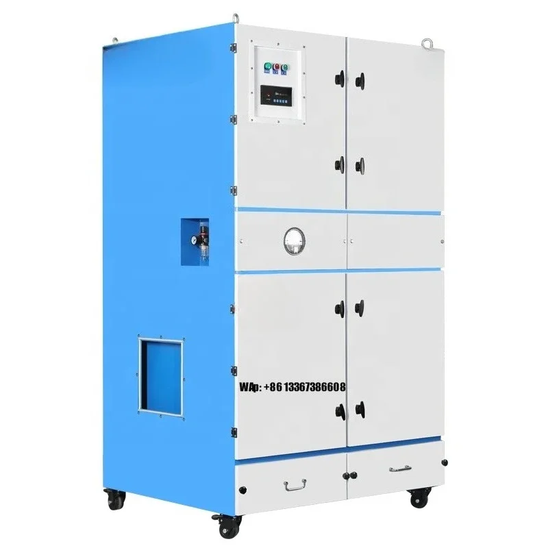 High Efficiency Filter Cartridge Dust Purifier - Industrial Workshop Dust Collector for Metal Grinding/Powder Handling