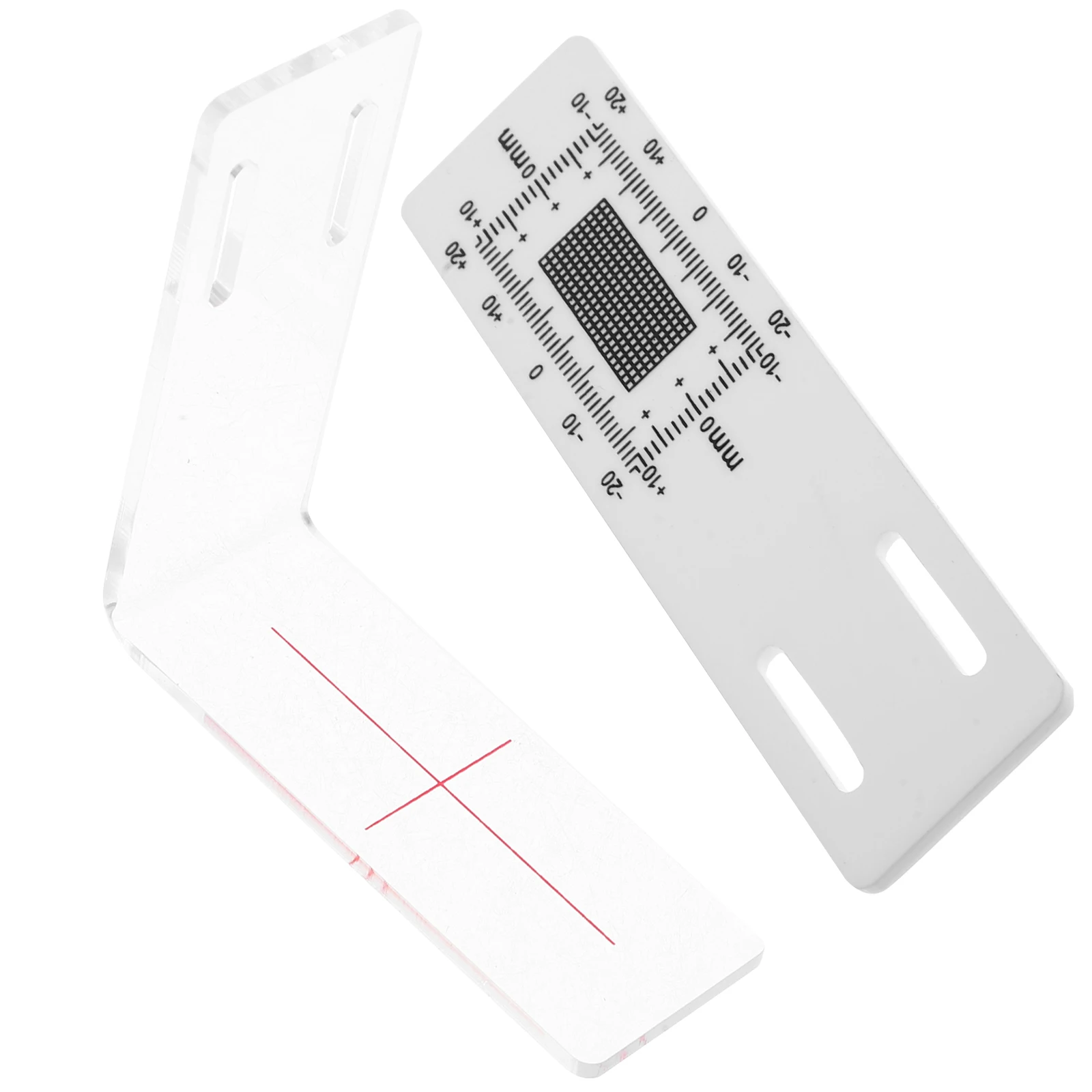 

1Set Crack Rulers Portable Measuring Tool Architectural Crack Width Scale Ruler for Building Inspection Architectural Ruler