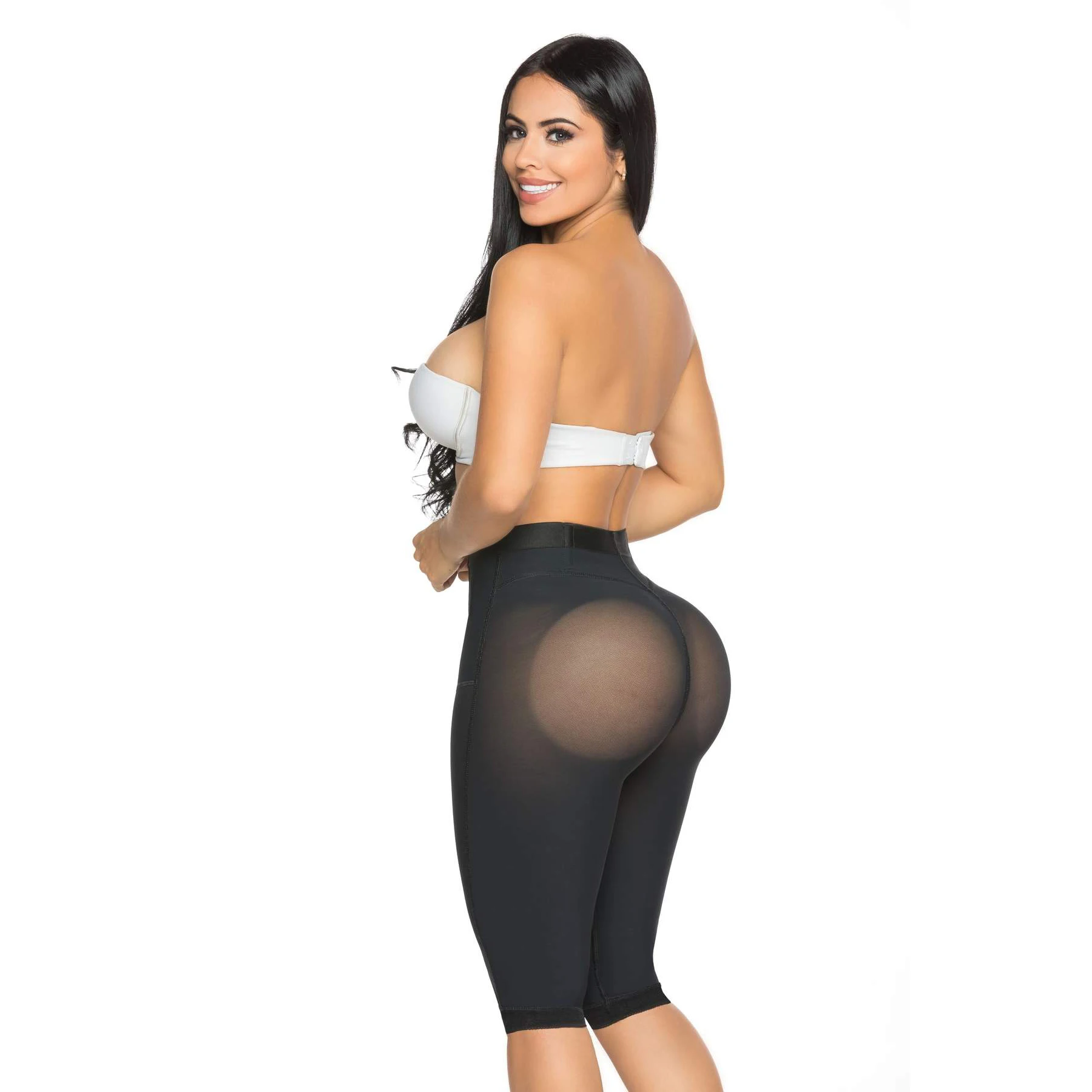 Fajas Colombianas Seamless Mid Waist Butt Lifter Pants Shapewear Women Tummy Control Body Shaper Hip Enhancer Slimming Underwear