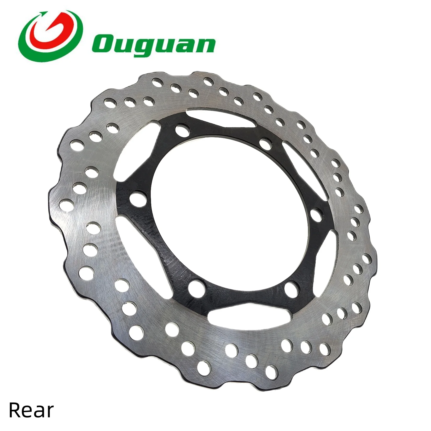 ouguan 280mm/240mm For Kawasaki KL650 KLR650 KL KLR 650 2008-2011 2012-2018 Motorcycle Front Rear Disc Brake Kit 41080-0099-11H