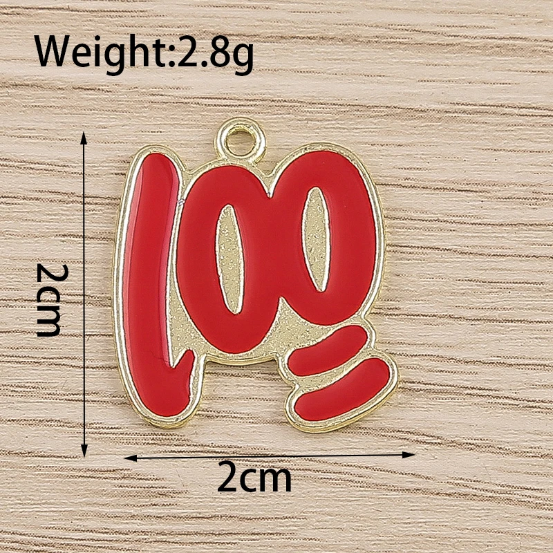 10 Stück Emaille-Anhänger mit Schulranzen- und Notizbuch-Motiven für Schmuckherstellung, Halsketten, Ohrringe, Armbänder, DIY-Bastelbedarf – Detail 14