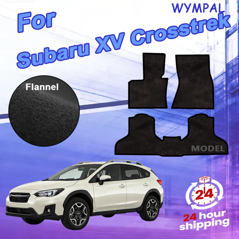 

Nylon Car Mats With Buttons For Subaru XV Crosstrek 2018–2023 GT Waterproof Non-Slip Car-Specific Mats Floor Mats Car Accessorie