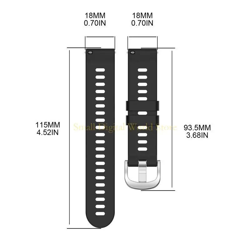 77UBPALEMENTION WATCH BAND BERST 18 мм для ID216/Solar LS01/NOWER COLORFIT PRO2
