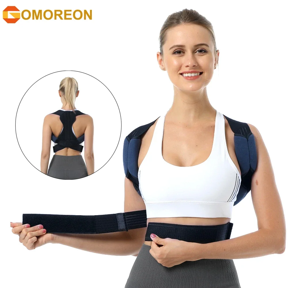 1Pcs Back Brace Posture Corrector for Men and Women - Adjustable Posture Back Brace for Upper and Lower Back Pain Relief