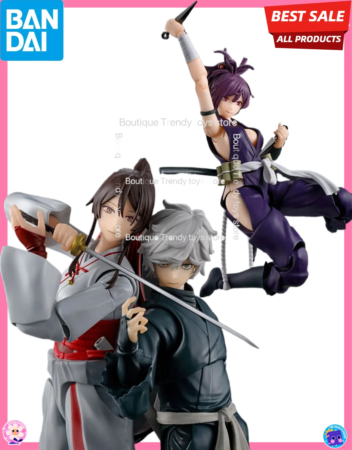

В наличии: Оригинальная коробка BANDAI S.H.Figuarts Hellish music Gabimaru Yuzuriha SHF, фигурка-модель, подарок для ребенка