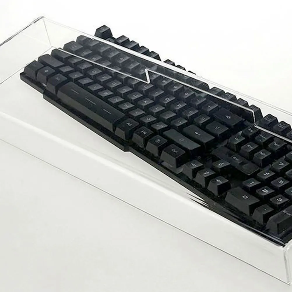 

Acrylic Keyboard Dust Cover 470x235x55mm Transparent Waterproof Protector for Mechanical Keyboards Dust-proof Easy Clean