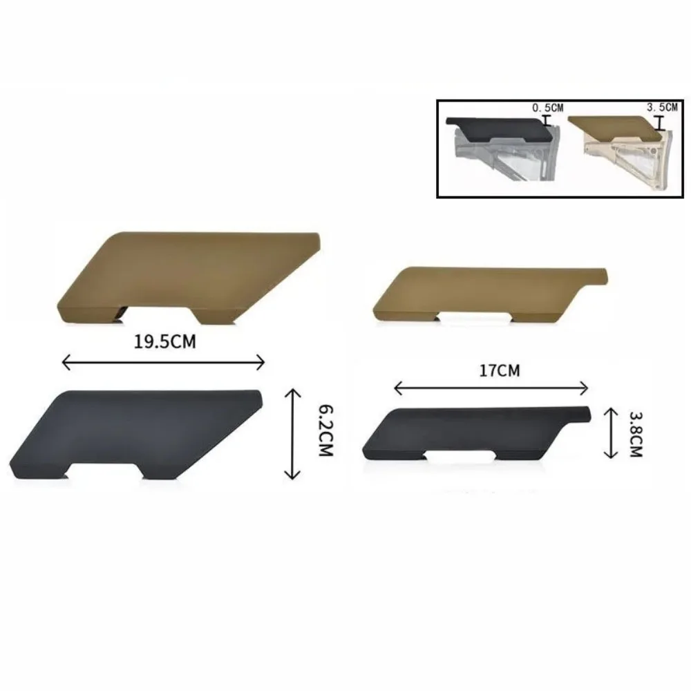 

Tactical CTR Braces CTR Accessories Heightening Pads Post-Tonyron Braces Gunstock Stock AR 15 M4 Enhancer Low Height Nylon