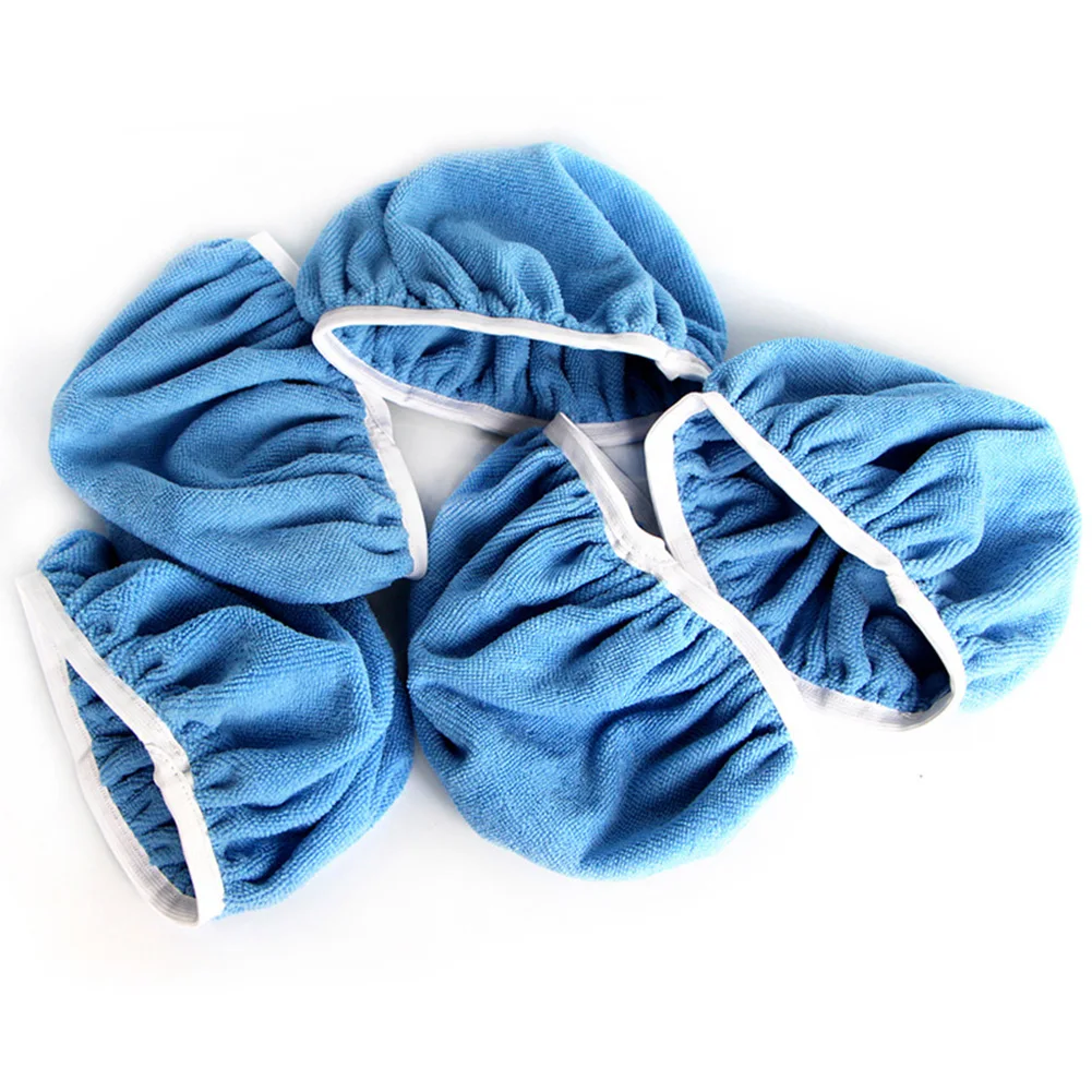 Kit di attrezzi per la cura dell'auto Tampone per lucidatura per auto Capacità di pulizia efficace Design di installazione elastica per lucidatrici da 5-6 pollici