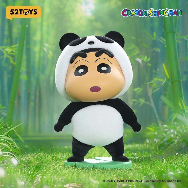 Caixa cega de Crayon Shinchan para fãs de anime, caixa aleatória, animal ChaCha, caixa aleatória, decoração desktop, presente para fãs de anime, 52 BRINQUEDOS