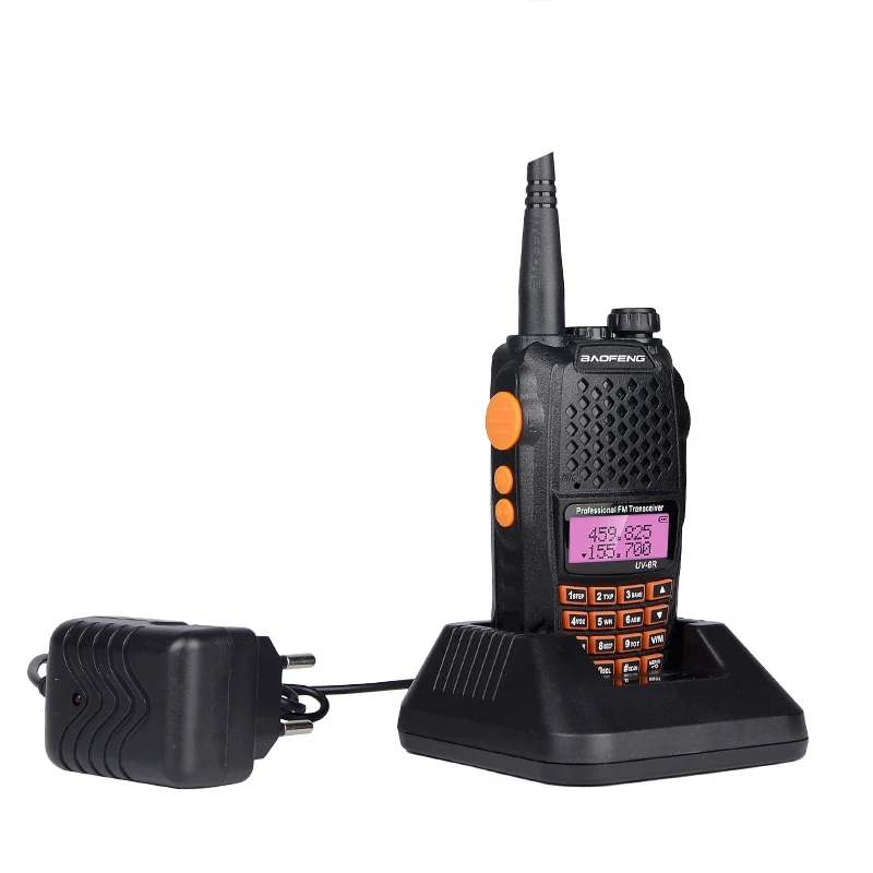 Imagem -04 - Baofeng uv 6r Portátil Walkie Talkie 128ch 7w Banda Dupla Vhf Uhf cb Ham Rádio fm Transceptor em Dois Sentidos Rádio Uv5r Atualizar