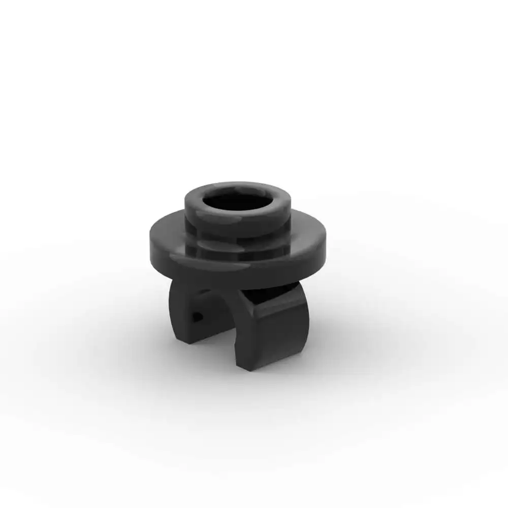 MOC 10 Uds 5264 redondo 1x1 con Clip en la parte inferior Kit de bloques de construcción placa casa rompecabezas de partículas de ladrillo juguete educativo regalo para niños