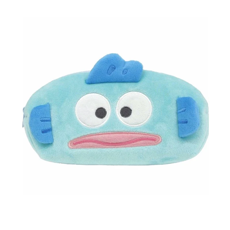 Pencil Case Hangyodon Kawaii Cartoon Cute Plush Student Pencil Case Large Capacity Cosmetic Storage Bag Girls Gifts