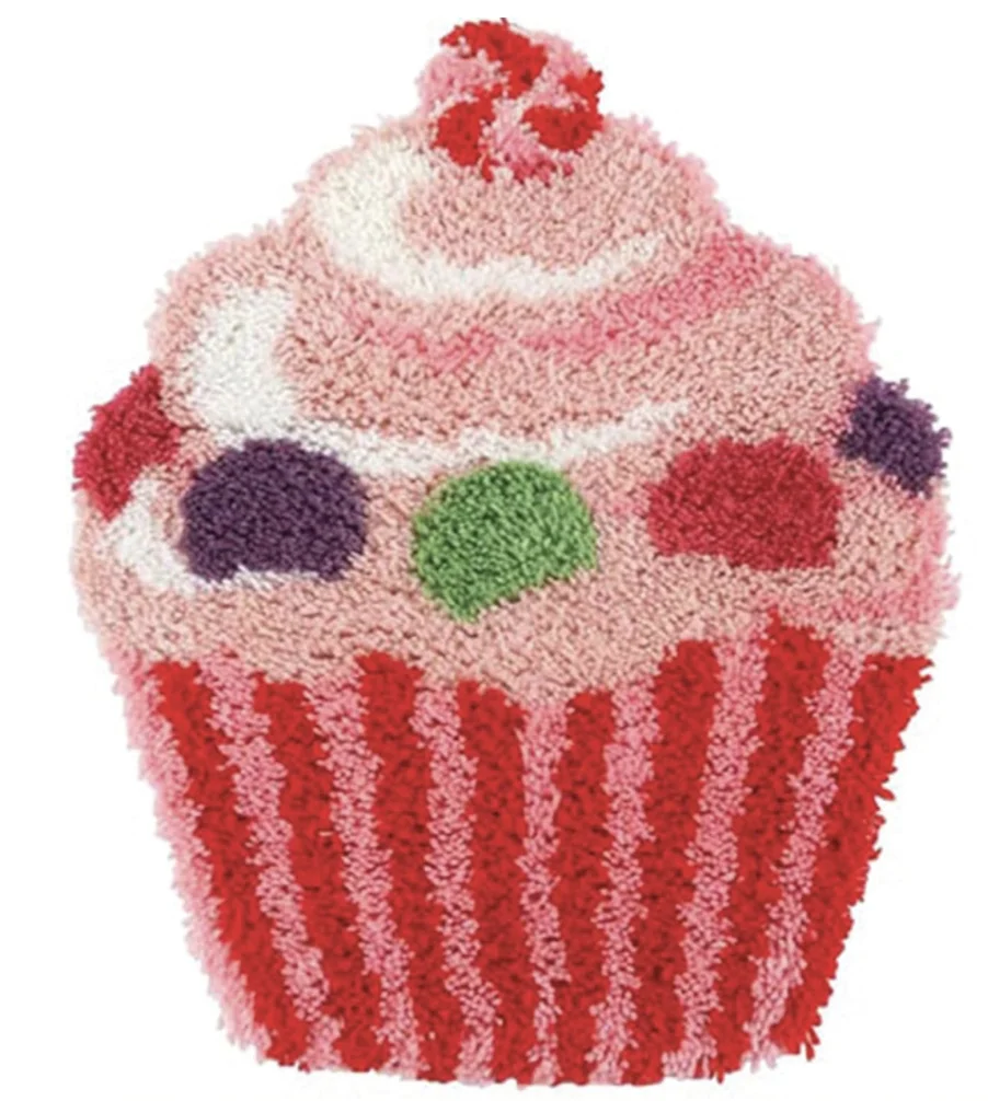 

Latch Hook Rug Kits for Adults -ice cream, 20.5"x16.5"