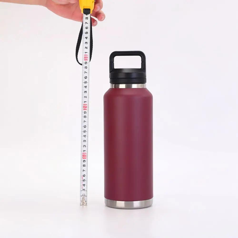 Insulated Stainless Steel Water Bottle Portable Large Flask For Outdoor Camping Fitness Hiking Thermal Cup
