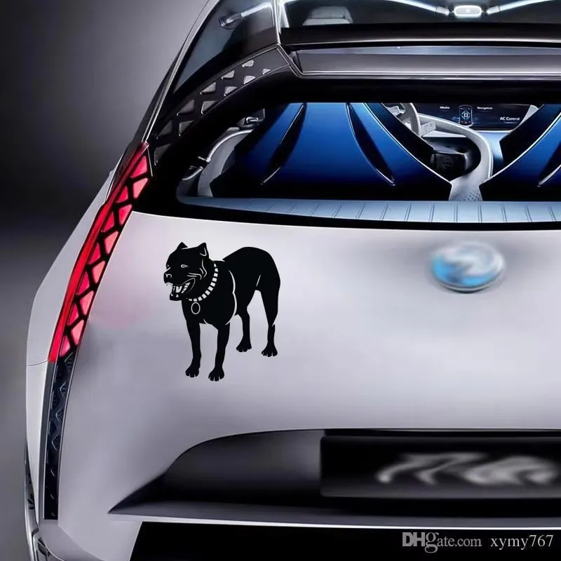 ملصقات سيارة من الفينيل بتصميم نافذة مصد لتزيين المنزل من سلالة الكلاب الكبيرة الشرسة #2