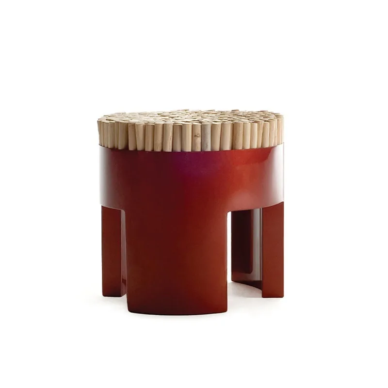 Modern creative shoe changing French fries dining tea shoe stool
