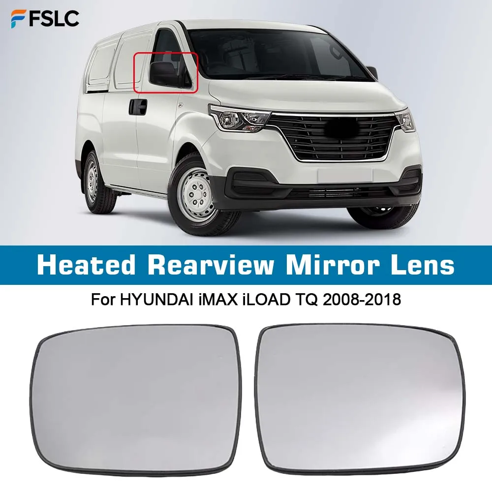 

⭐Genuine⭐ Car Wide Angle Heated Rearview Mirror Lens For HYUNDAl iMAXiLOAD TQ 2008-2018 H-1 WAGON/H1/ GRAND STAREX (08-18)