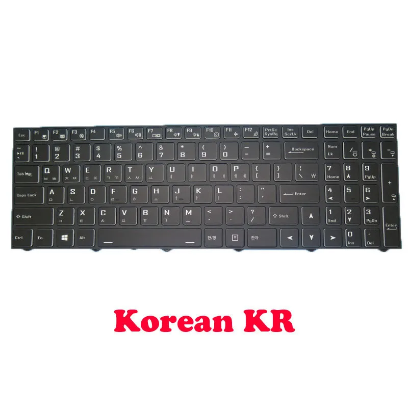 

No Backlit JP KR RU MU TW Keyboard For Gigabyte For AORUS 5 KB MB SB For AORUS 7 GA NA SA KB MB SB English US Korean German New