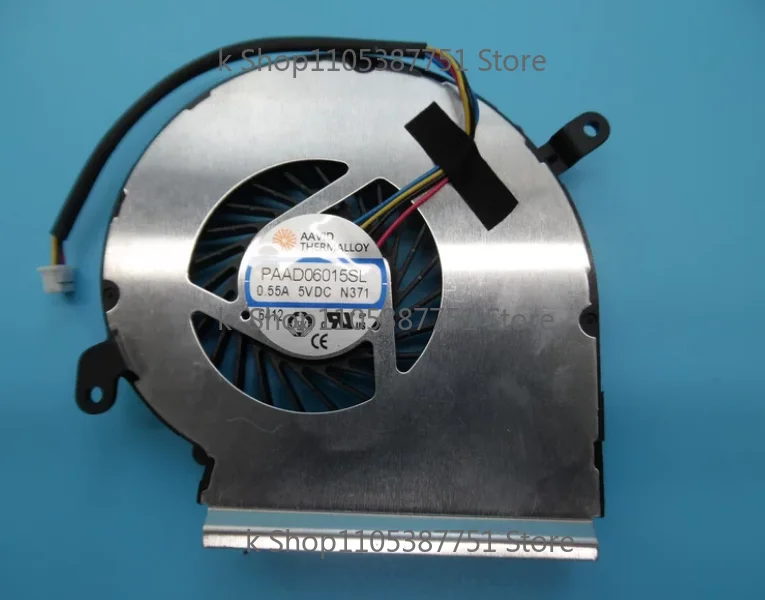 Laptop GPU Cooling Fan PAAD06015SL 0.55A 5VDC N371 4Pin for MSI GE62VR GL62M