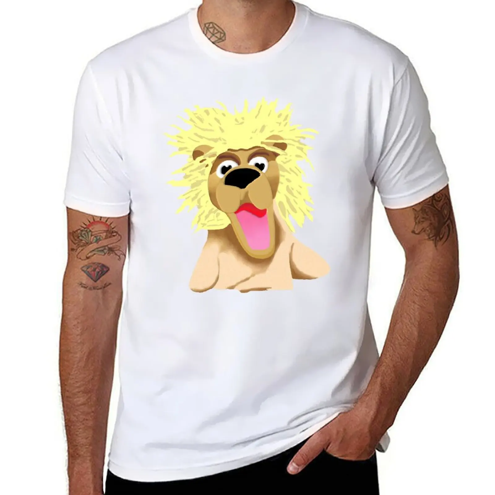 

Pookie the Lion T-Shirt cotton t shirt man man t shirt graphic T-Shirt