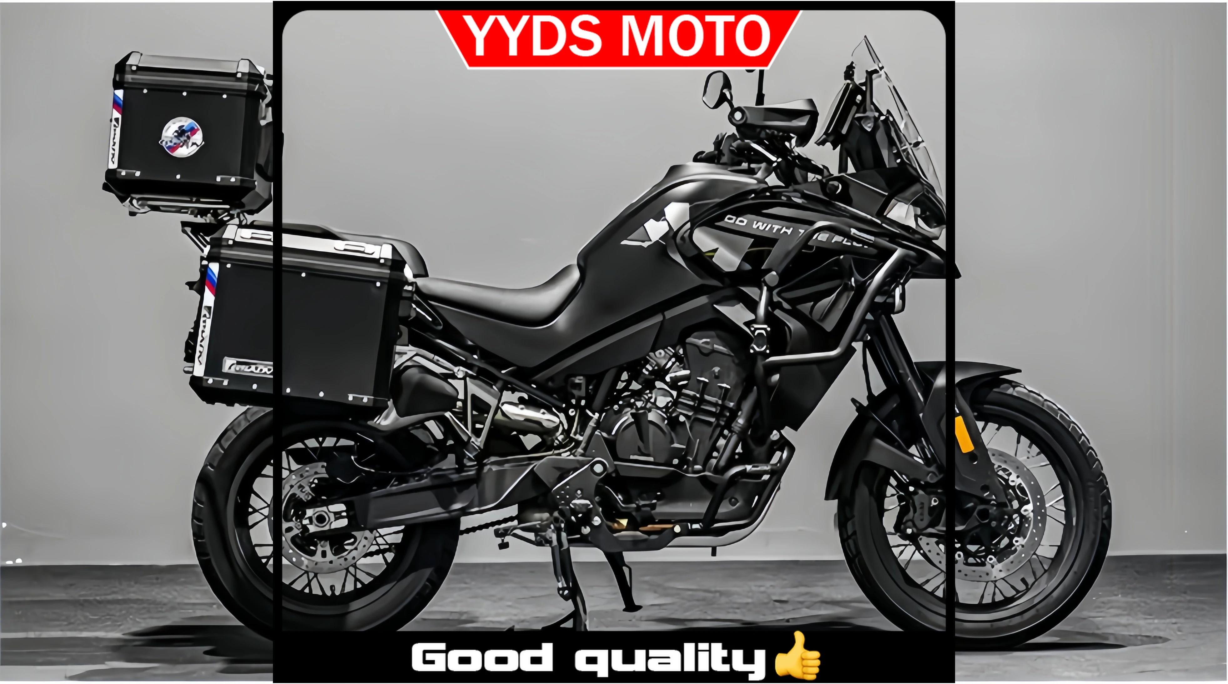 

【Good quality】For CFMOTO 800MT tail box aluminum alloy side box modified parts motorcycle three For CFMOTO800MT